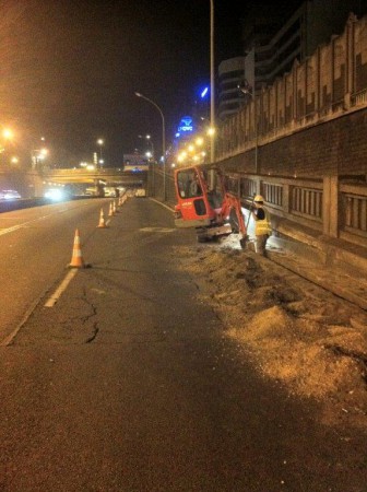Chantier de nuit : Périphérique parisien